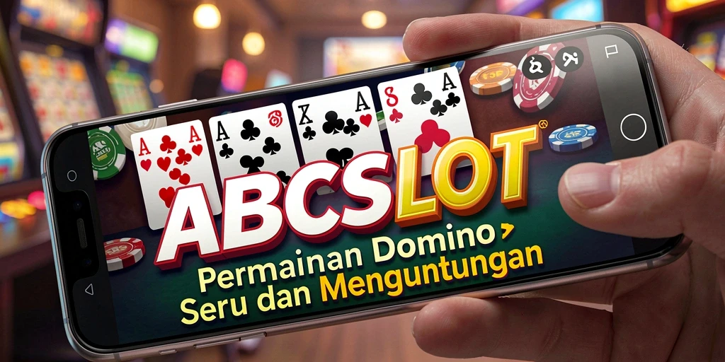 Tampilan gameplay Domino yang mendebarkan di ABCSLOT.