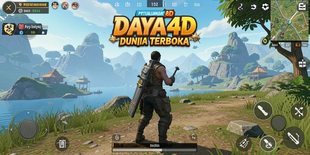 Screenshot utama DAYA4D menampilkan suasana gameplay Open World yang mendalam.