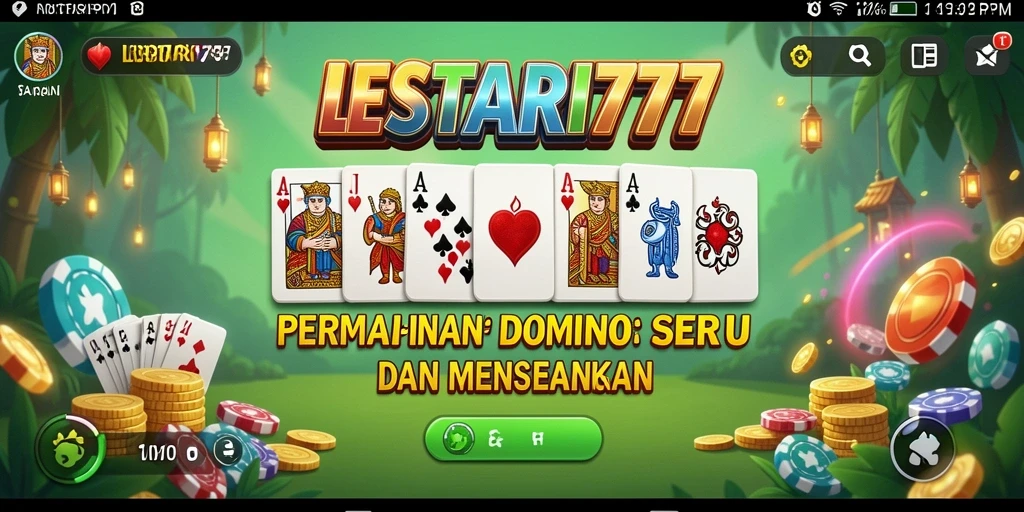 Gameplay seru dan interaktif LESTARI777 dalam aksi.