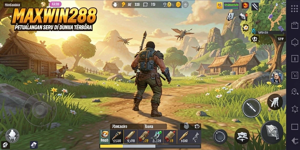 Gameplay Open World MAXWIN288 dengan aksi seru dan eksplorasi luas.