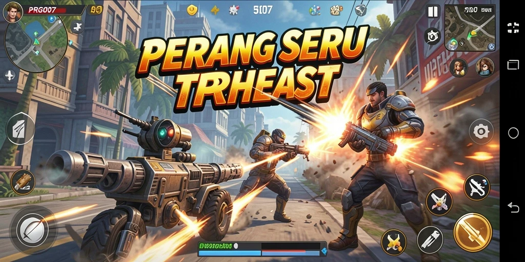 Tampilan gameplay seru dan mendebarkan di PRG007.