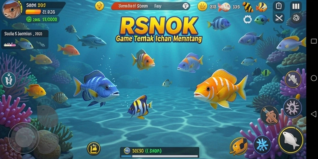 Gameplay seru menembak ikan dengan berbagai tantangan.