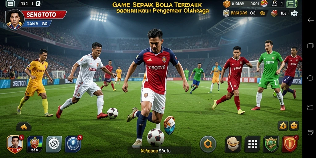 Tangkapan layar gameplay <strong>SENGTOTO</strong> yang menunjukkan aksi seru di lapangan.