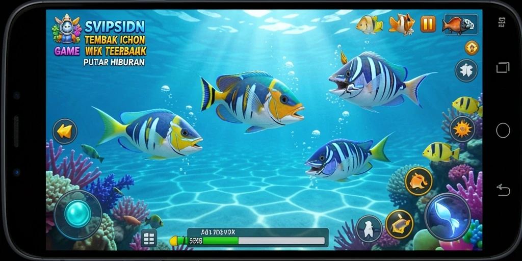 Gameplay seru menembak ikan di SVIPSIDN.